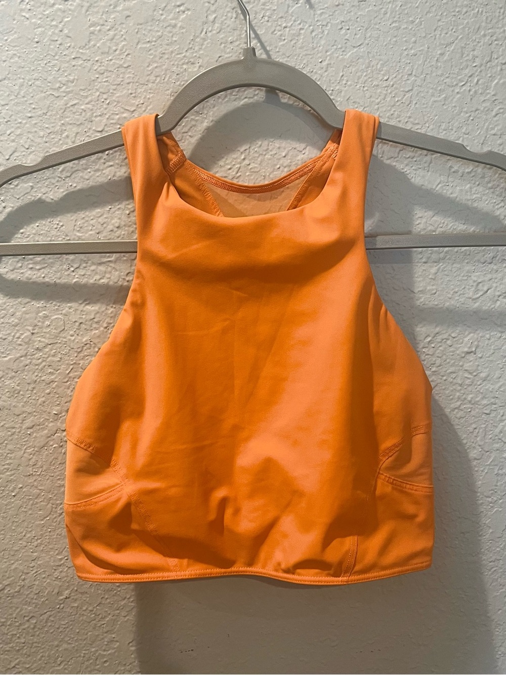 Lululemon Orange Mesh Back Sports Bra - Picture 3 of 6